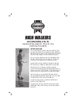 Предварительный просмотр 1 страницы Faithfull HIGH WALKERS Quick Start Manual