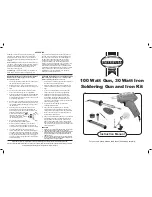 Предварительный просмотр 1 страницы Faithfull Iron Soldering Gun Instruction Manual