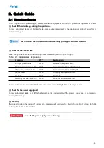 Предварительный просмотр 11 страницы Faithtech FTP3000 Series User Manual