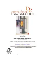 Preview for 1 page of FAJARDO Ronda User Manual