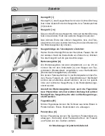 Preview for 12 page of Fakir nilco S 20 E Operating Instructions Manual