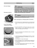 Preview for 15 page of Fakir nilco S 20 E Operating Instructions Manual