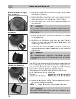 Preview for 16 page of Fakir nilco S 20 E Operating Instructions Manual