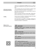 Preview for 31 page of Fakir nilco S 20 E Operating Instructions Manual