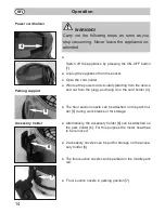 Preview for 42 page of Fakir nilco S 20 E Operating Instructions Manual