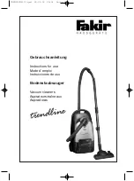 Fakir 24 75 003 Instructions For Use Manual preview