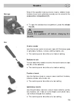 Preview for 43 page of Fakir 36 17 003 Operating Instructions Manual