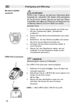 Предварительный просмотр 18 страницы Fakir 38 43 003 User Manual