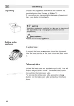 Предварительный просмотр 36 страницы Fakir 38 43 003 User Manual