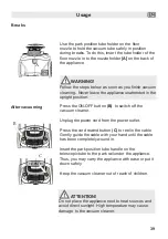 Предварительный просмотр 39 страницы Fakir 38 43 003 User Manual