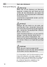 Preview for 16 page of Fakir 92 55 001 User Manual