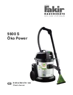 Предварительный просмотр 1 страницы Fakir 9800 S Oko Power Instructions For Use Manual