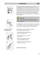 Предварительный просмотр 15 страницы Fakir 9800 S Oko Power Instructions For Use Manual