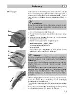 Предварительный просмотр 21 страницы Fakir Air Wave Allergica S 200 Operating Instructions Manual