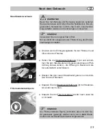 Предварительный просмотр 23 страницы Fakir Air Wave Allergica S 200 Operating Instructions Manual