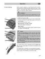 Предварительный просмотр 47 страницы Fakir Air Wave Allergica S 200 Operating Instructions Manual