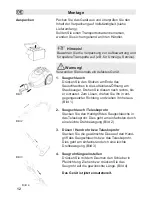 Предварительный просмотр 12 страницы Fakir Apollo BL 150 User Manual