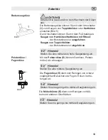 Предварительный просмотр 13 страницы Fakir Apollo BL 150 User Manual