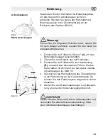 Предварительный просмотр 15 страницы Fakir Apollo BL 150 User Manual