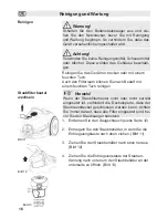 Предварительный просмотр 16 страницы Fakir Apollo BL 150 User Manual