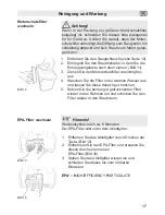 Предварительный просмотр 17 страницы Fakir Apollo BL 150 User Manual