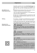 Предварительный просмотр 3 страницы Fakir ARES Instructions For Use Manual