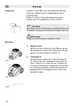 Предварительный просмотр 12 страницы Fakir Artemis Cat & Dog TS 250 User Manual