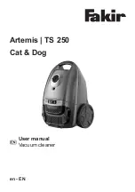 Предварительный просмотр 25 страницы Fakir Artemis Cat & Dog TS 250 User Manual