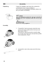 Предварительный просмотр 36 страницы Fakir Artemis Cat & Dog TS 250 User Manual