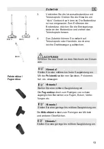 Preview for 13 page of Fakir Artemis TS 150 User Manual