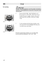 Preview for 38 page of Fakir Artemis TS 150 User Manual