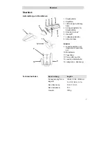 Предварительный просмотр 7 страницы Fakir AS 1108 TL Operating Instructions Manual