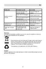 Preview for 21 page of Fakir Atomic User Manual