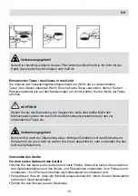 Предварительный просмотр 15 страницы Fakir BABILA User Manual