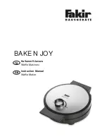 Fakir BAKE N JOY Instruction Manual preview
