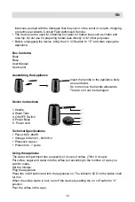 Preview for 15 page of Fakir CAFESTO User Manual