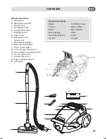 Предварительный просмотр 27 страницы Fakir CL 220 Dry Type Instruction Manual