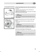 Предварительный просмотр 33 страницы Fakir CL 220 Dry Type Instruction Manual