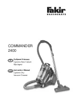 Предварительный просмотр 1 страницы Fakir COMMANDER 2400 Instruction Manual