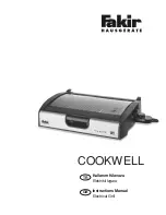 Fakir COOKWELL Instruction Manual preview