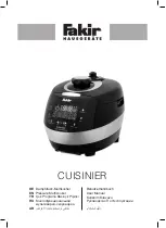 Fakir CUISINIER User Manual preview