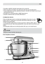 Preview for 27 page of Fakir CULINA CHEF Manual