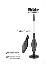 Предварительный просмотр 1 страницы Fakir DARKY 1600 Instruction Manual