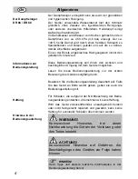 Preview for 4 page of Fakir DR 86 Instructions For Use Manual