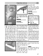 Preview for 27 page of Fakir DR 86 Instructions For Use Manual