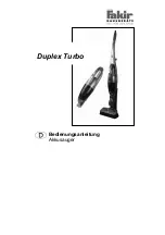 Preview for 1 page of Fakir Duplex Turbo Instructions For Use Manual