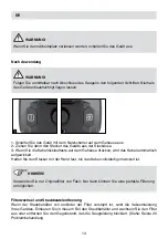 Предварительный просмотр 14 страницы Fakir Freelander BL 6050 User Manual