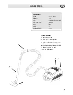 Предварительный просмотр 9 страницы Fakir HANS Instruction Manual