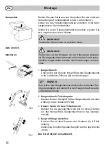 Предварительный просмотр 10 страницы Fakir HANS Instructions For Use Manual