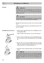 Предварительный просмотр 14 страницы Fakir HANS Instructions For Use Manual